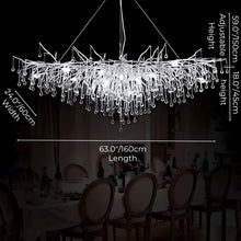 DRIBBLE - ZENDUCE - 63.0" / Silver / Changeable (Non-Dimmable)