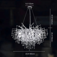DRIBBLE - ZENDUCE - 23.6" / Silver / Changeable (Non-Dimmable)