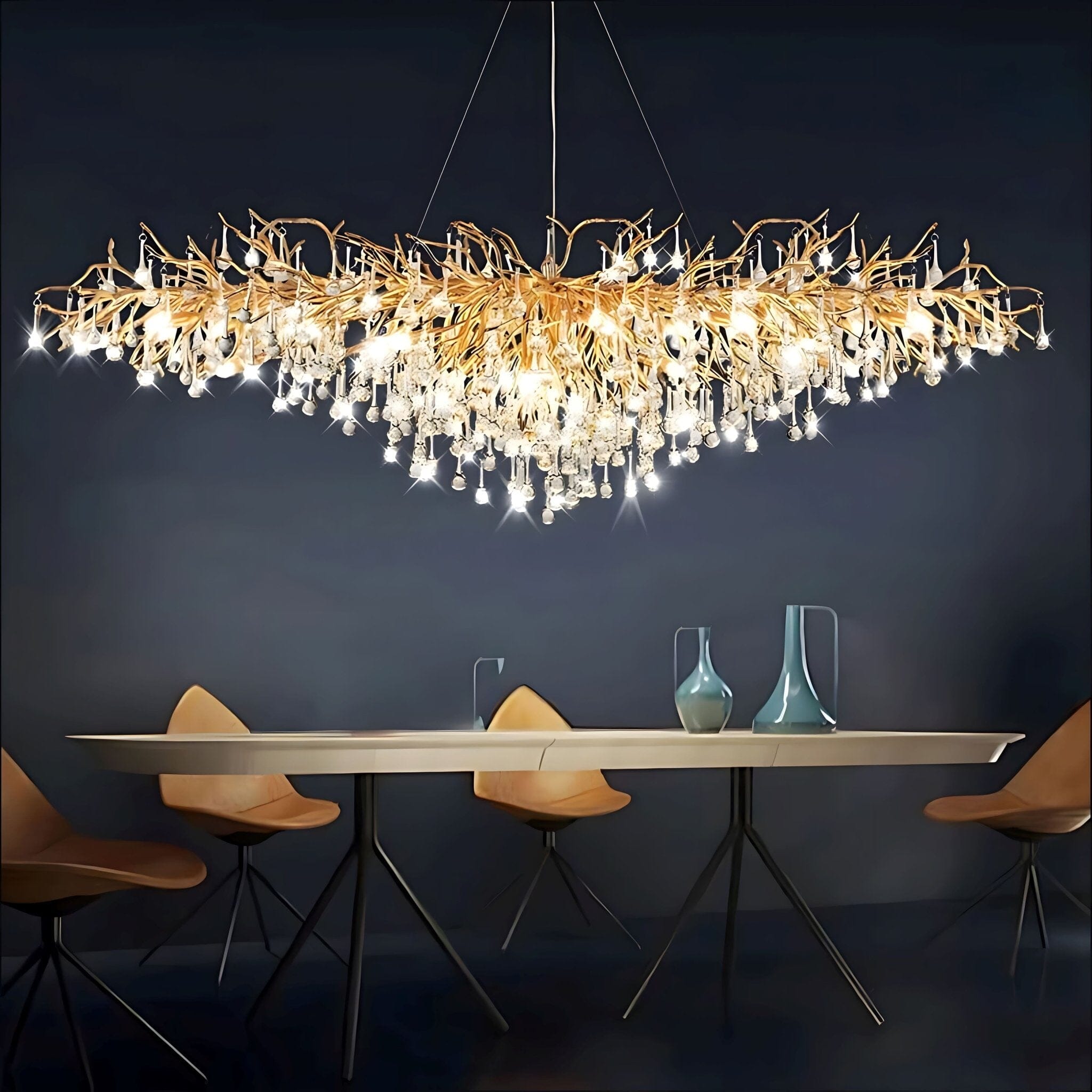 DRIBBLE - ZENDUCE - 23.6" / Gold / Changeable (Non-Dimmable)