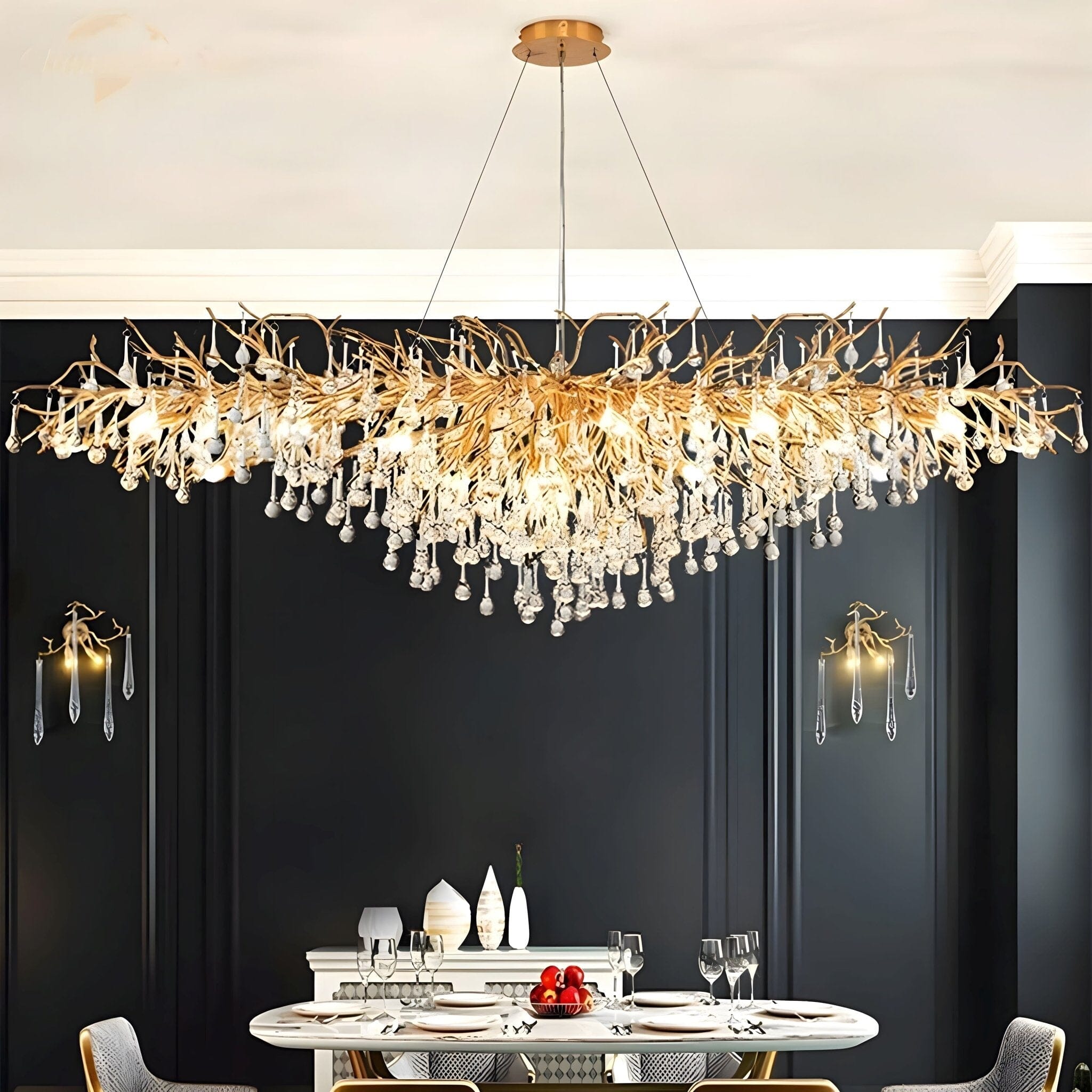 DRIBBLE - ZENDUCE - 23.6" / Gold / Changeable (Non-Dimmable)