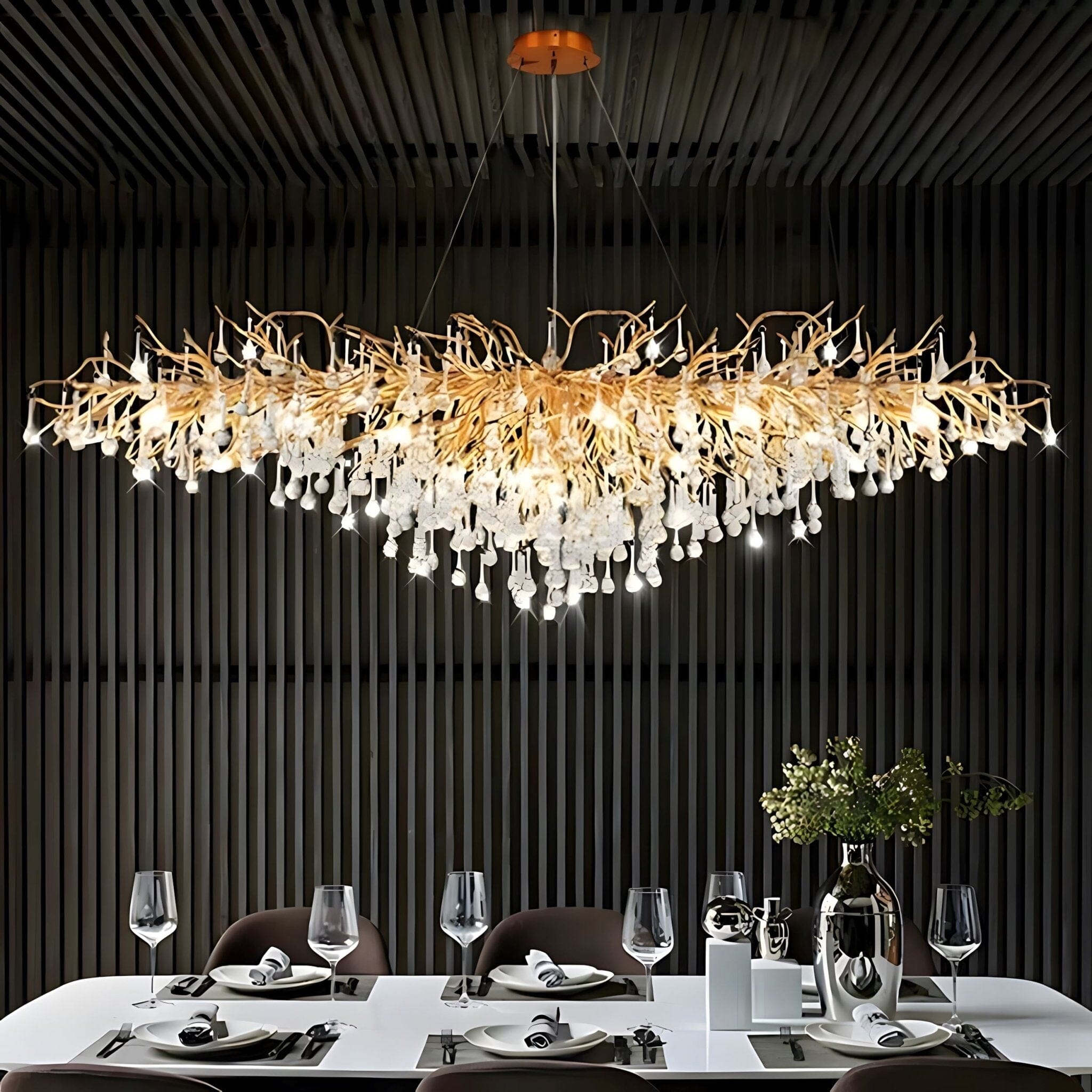 DRIBBLE - ZENDUCE - 23.6" / Gold / Changeable (Non-Dimmable)