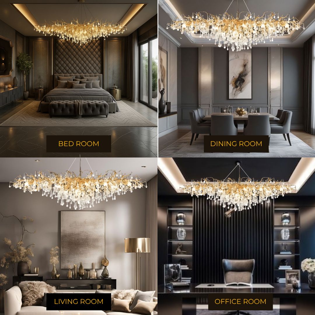 DRIBBLE - ZENDUCE - 23.6" / Gold / Changeable (Non-Dimmable)