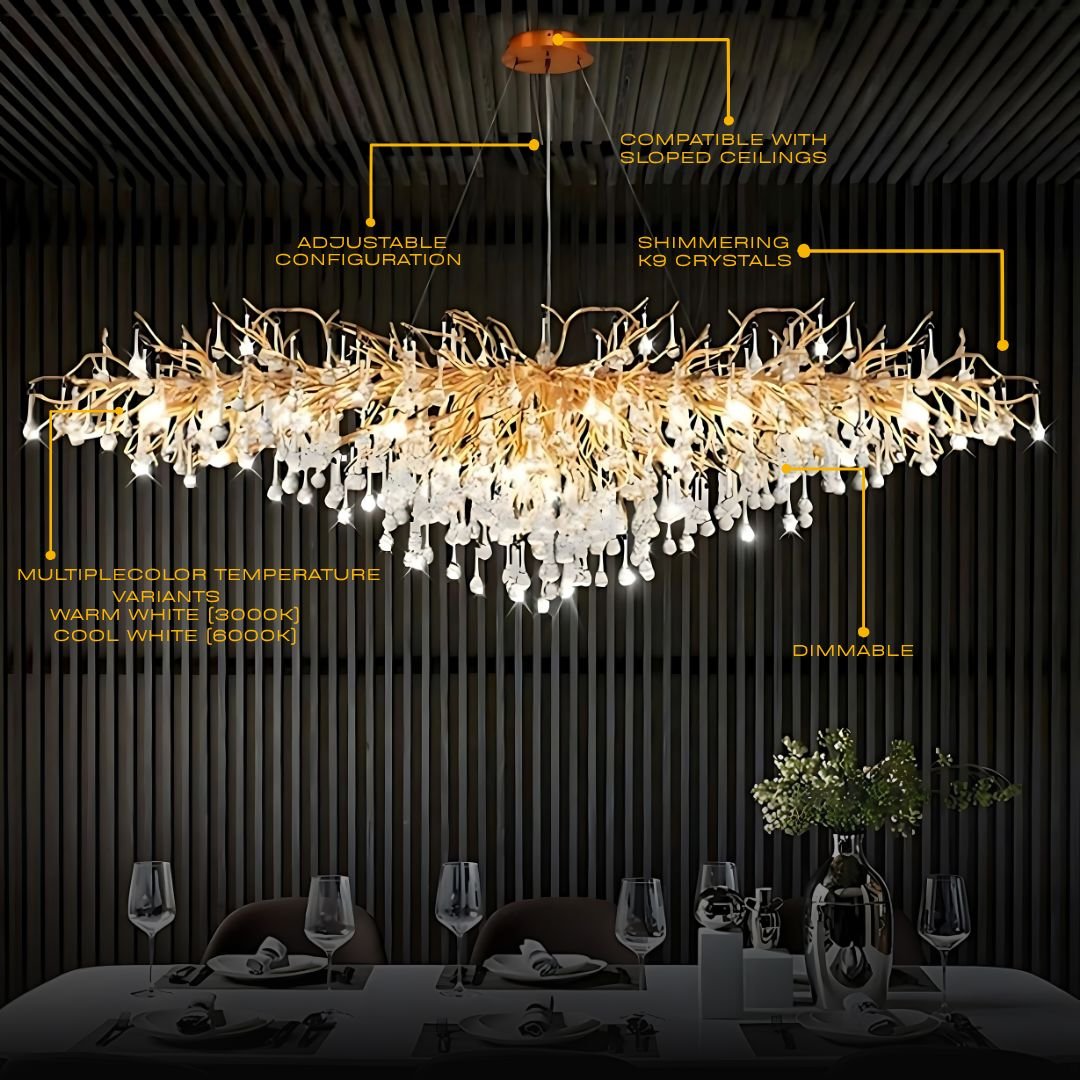 DRIBBLE - ZENDUCE - 23.6" / Gold / Changeable (Non-Dimmable)