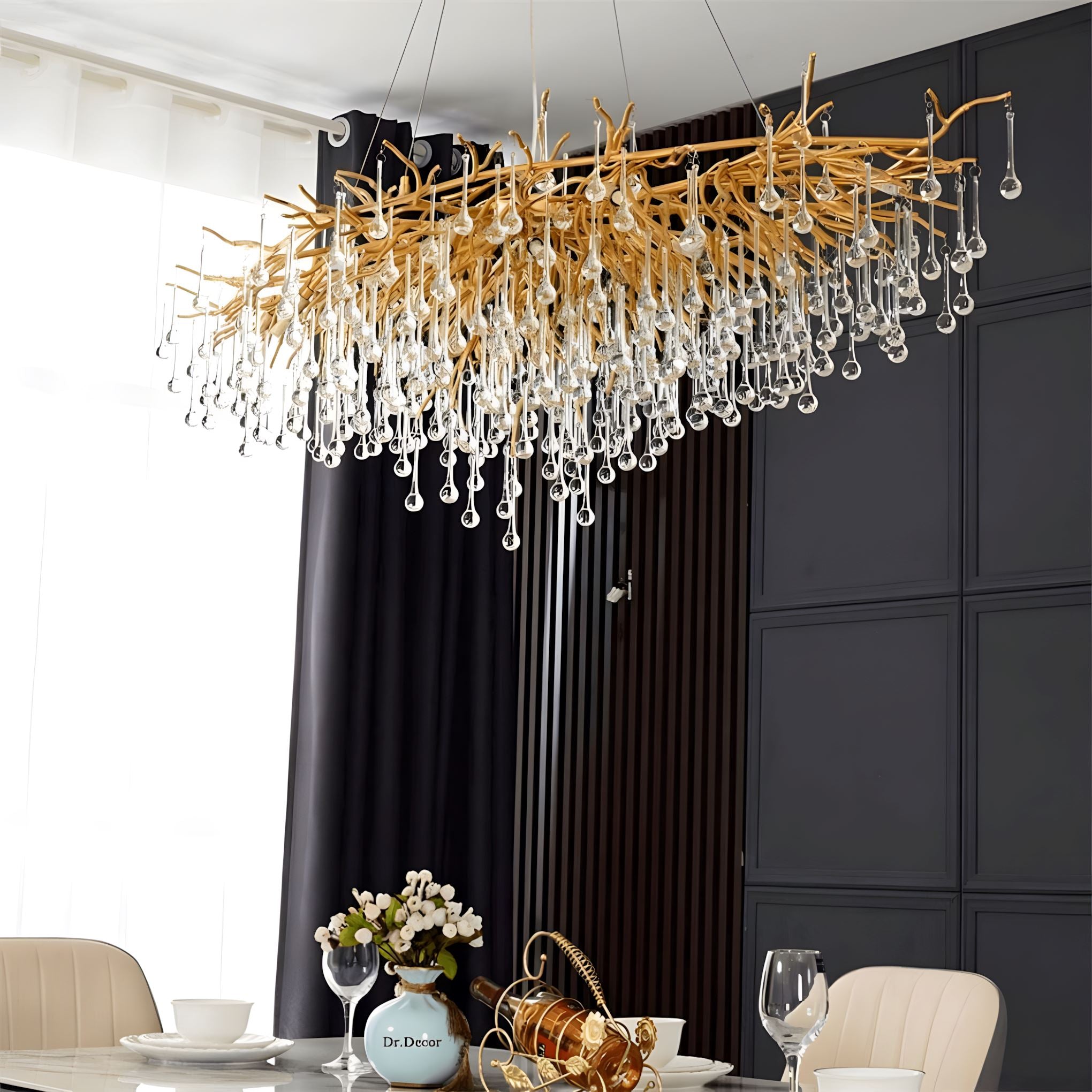 DRIBBLE - ZENDUCE - 23.6" / Gold / Changeable (Non-Dimmable)