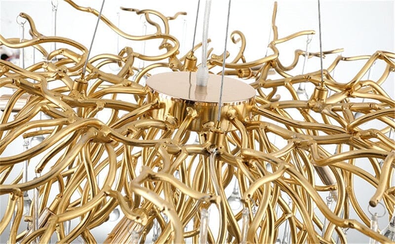 DRIBBLE (OPEN BOX)-Modern Crystal Raindrop Branch Chandelier - Zenduce-ZENDUCE