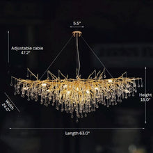 Dribble Crystal Design Chandelier