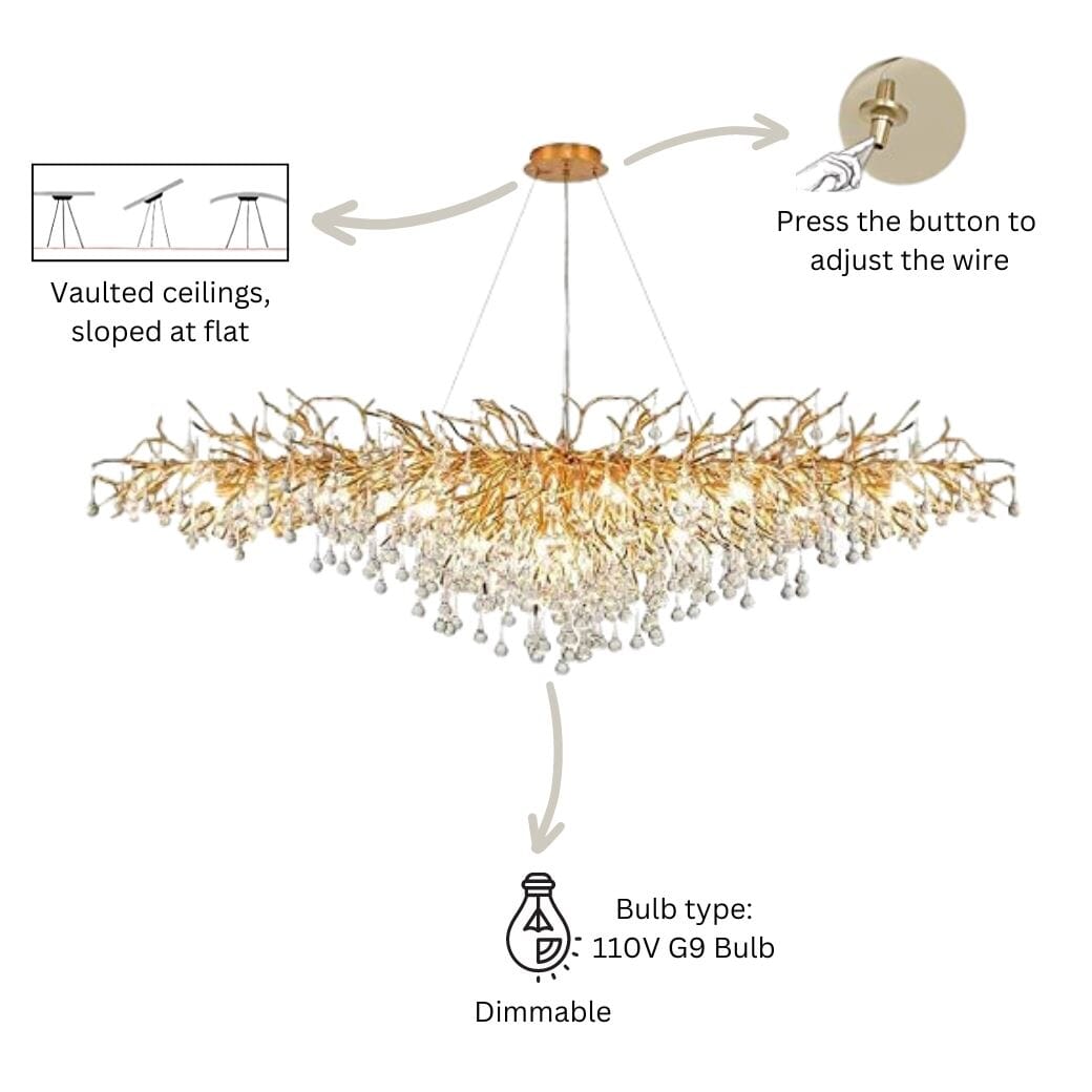 Dribble Crystal Design Chandelier