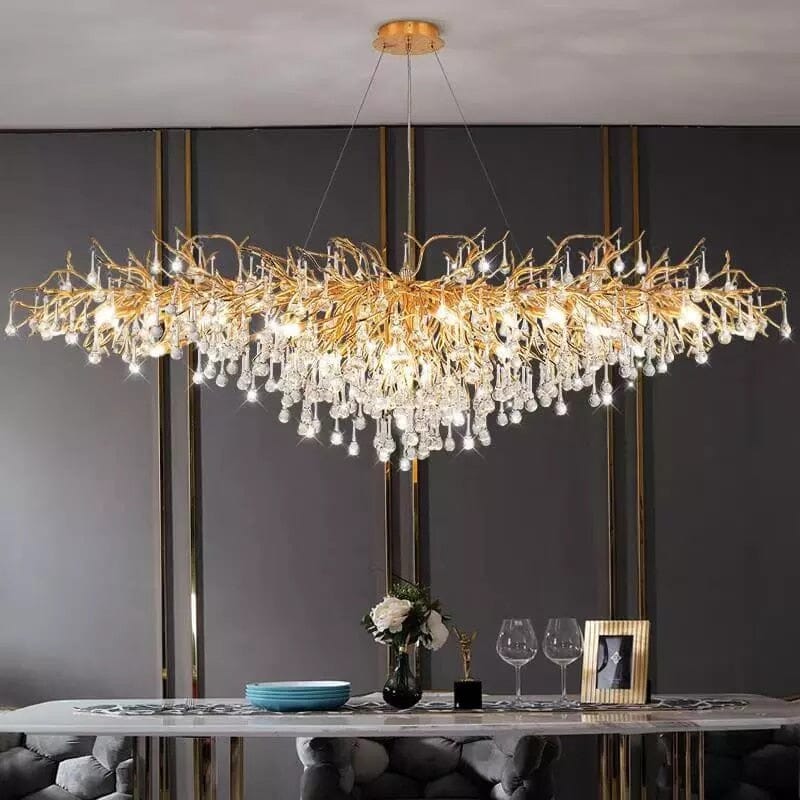 Majestic Crystal Chandelier | Majestic Drops Chandelier | ZENDUCEDribble Crystal Design Chandelier