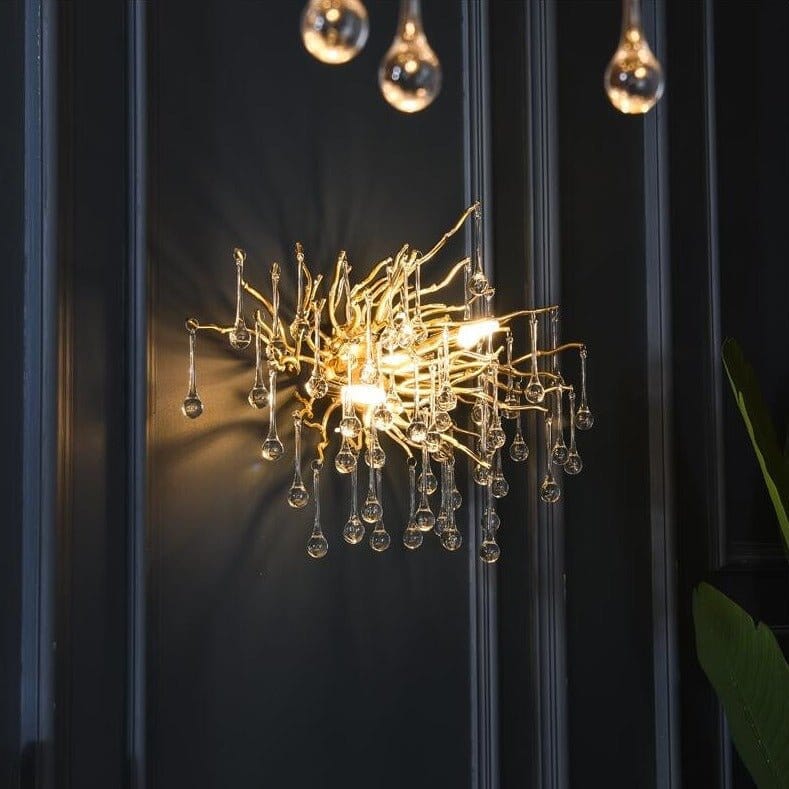 DRIBBLE (Wall) - ZENDUCE - Silver / Warm White