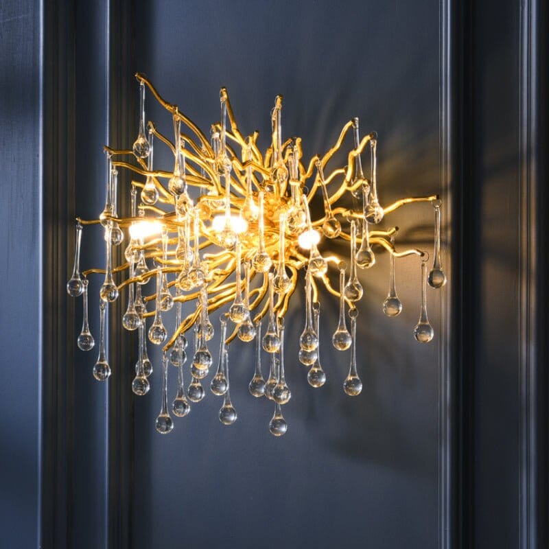 DRIBBLE (Wall) - ZENDUCE - Silver / Warm White