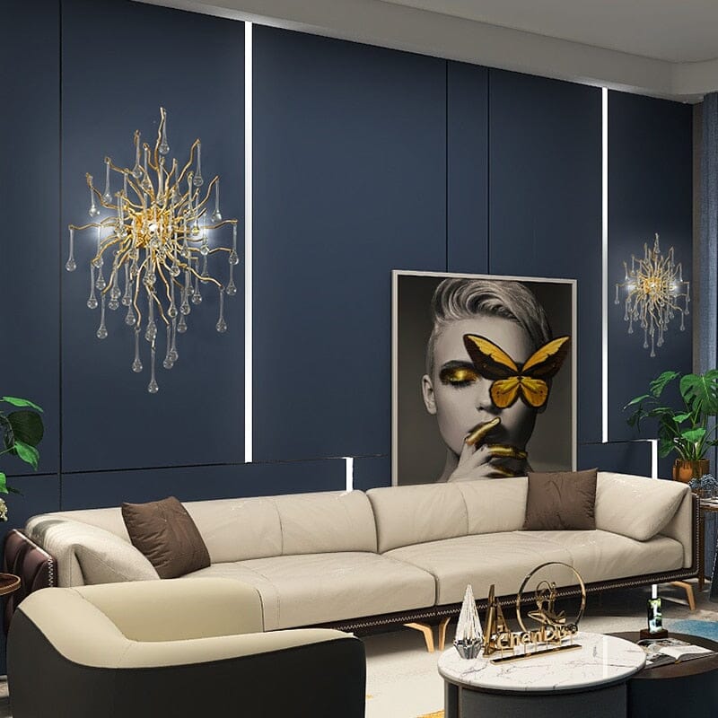 DRIBBLE (Wall) - ZENDUCE - Silver / Warm White