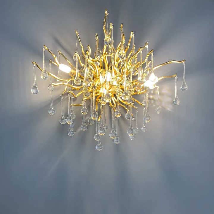 DRIBBLE (Wall) - ZENDUCE - Silver / Warm White