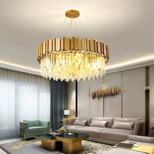 ELIA-Royal Cut Glass Chandelier-ZENDUCE