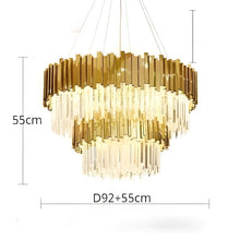 ELIA-Royal Cut Glass Chandelier-ZENDUCE