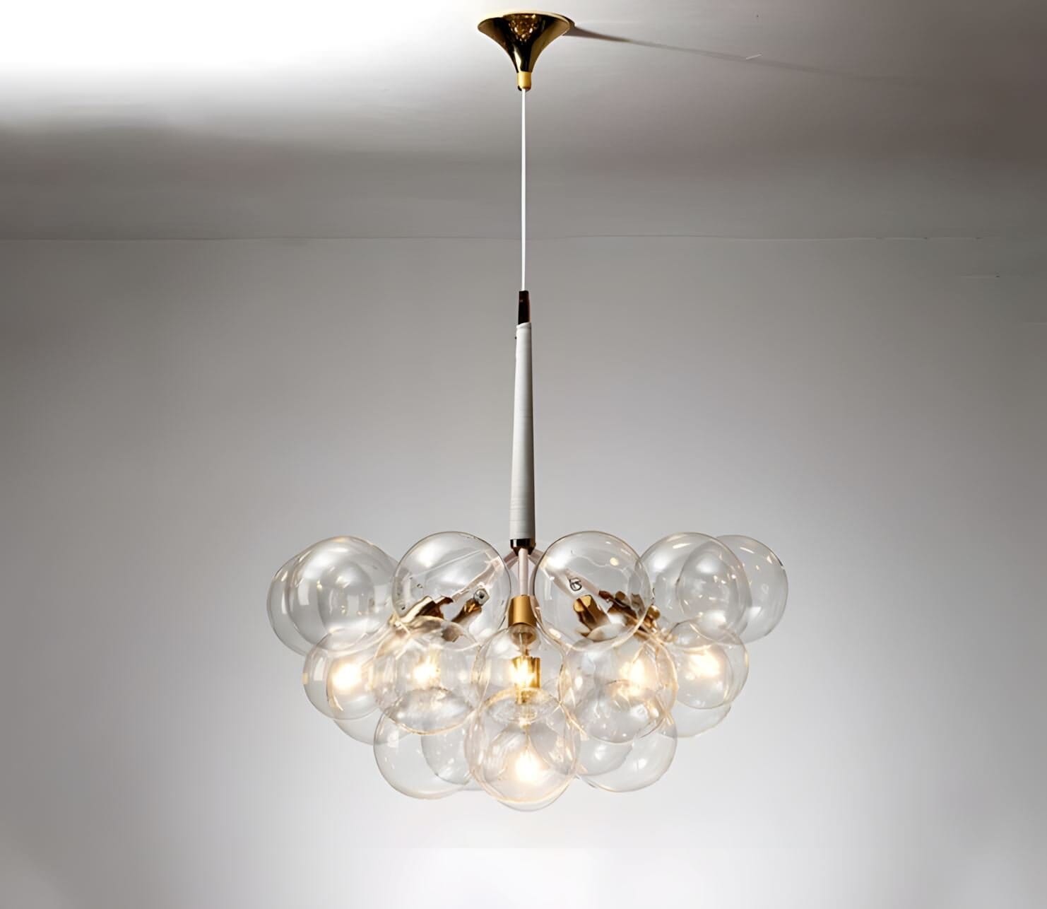 ELLISSE - ZENDUCE - Brown Hanging Cord / Diameter 19.5 in / Clear