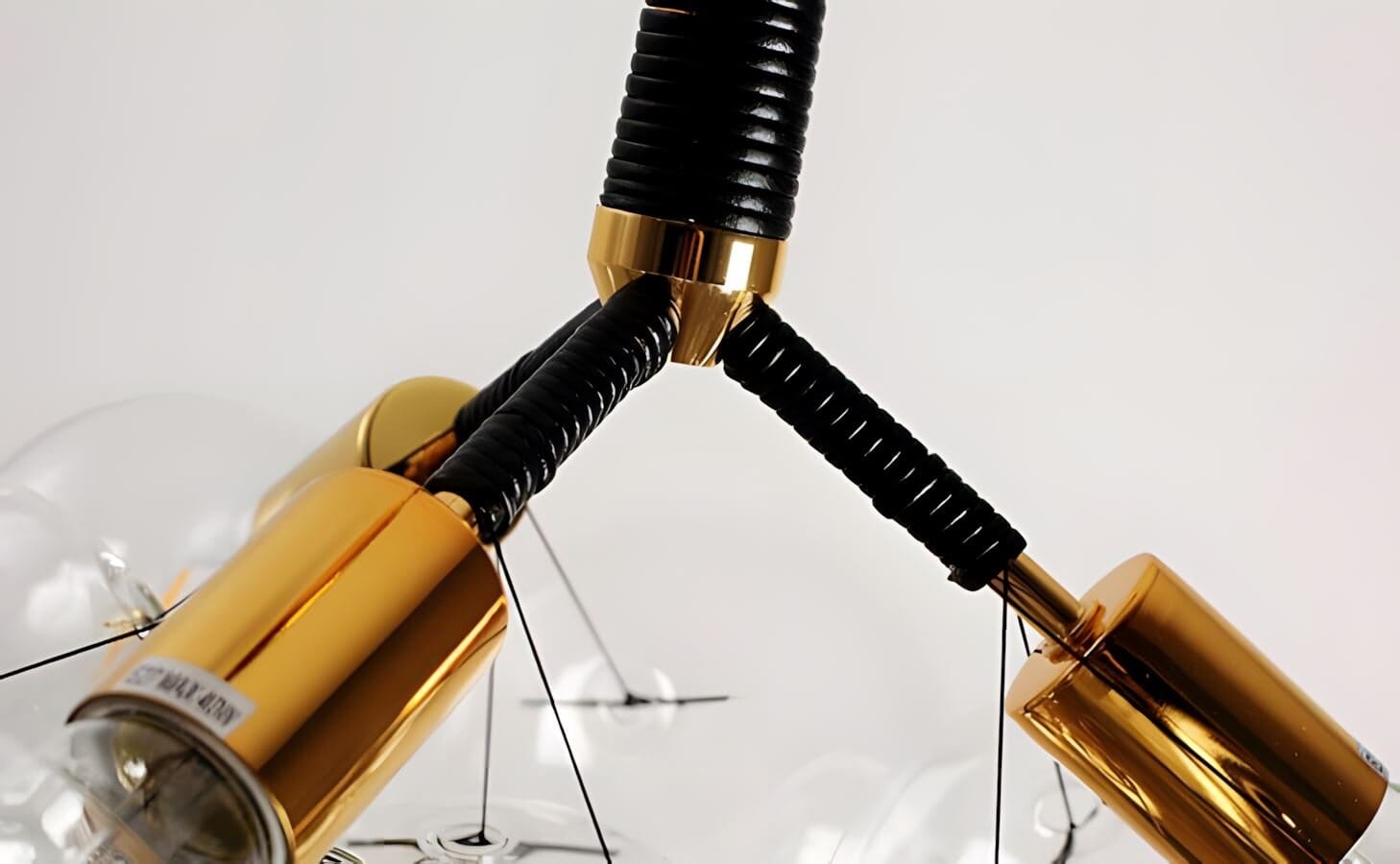 ELLISSE - ZENDUCE - Brown Hanging Cord / Diameter 19.5 in / Clear