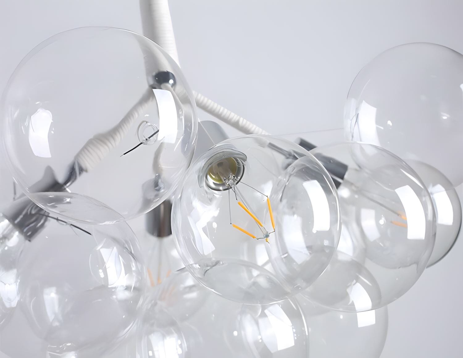 ELLISSE - ZENDUCE - Brown Hanging Cord / Diameter 19.5 in / Clear
