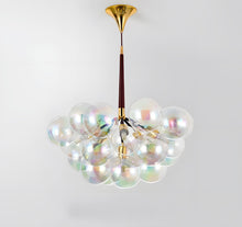 ELLISSE - ZENDUCE - Brown Hanging Cord / Diameter 19.5 in / Iridescent