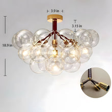 ELLISSE - ZENDUCE - Brown Hanging Cord / Diameter 19.5 in / Clear