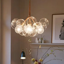 ELLISSE - ZENDUCE - Brown Hanging Cord / Diameter 19.5 in / Clear