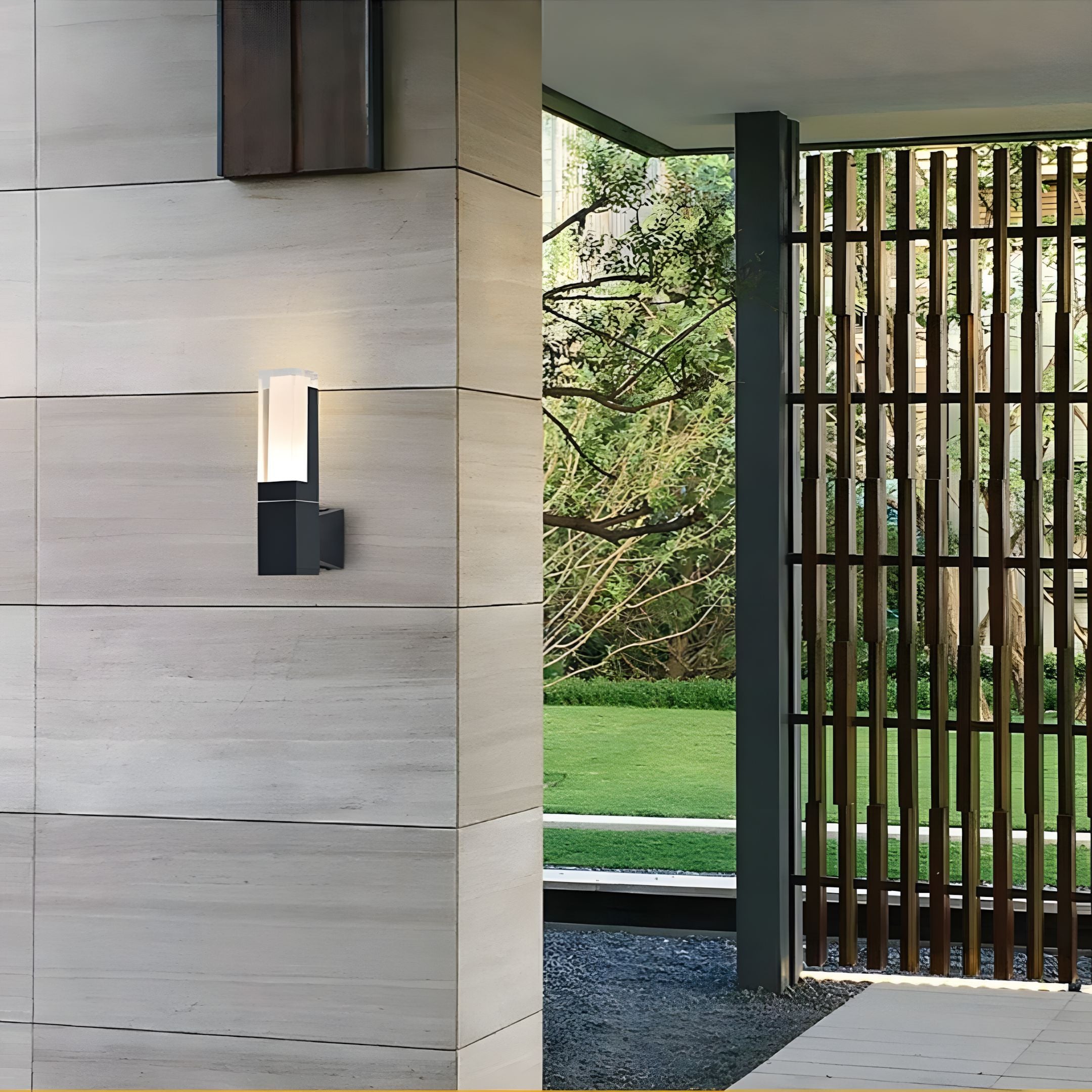 ELOURA-Sleek Aluminum Wall Fixture-ZENDUCE