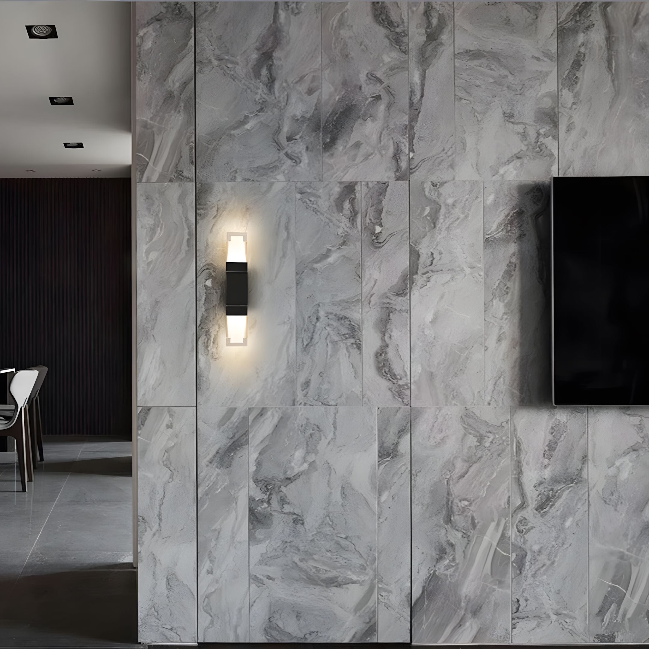 ELOURA-Sleek Aluminum Wall Fixture-ZENDUCE