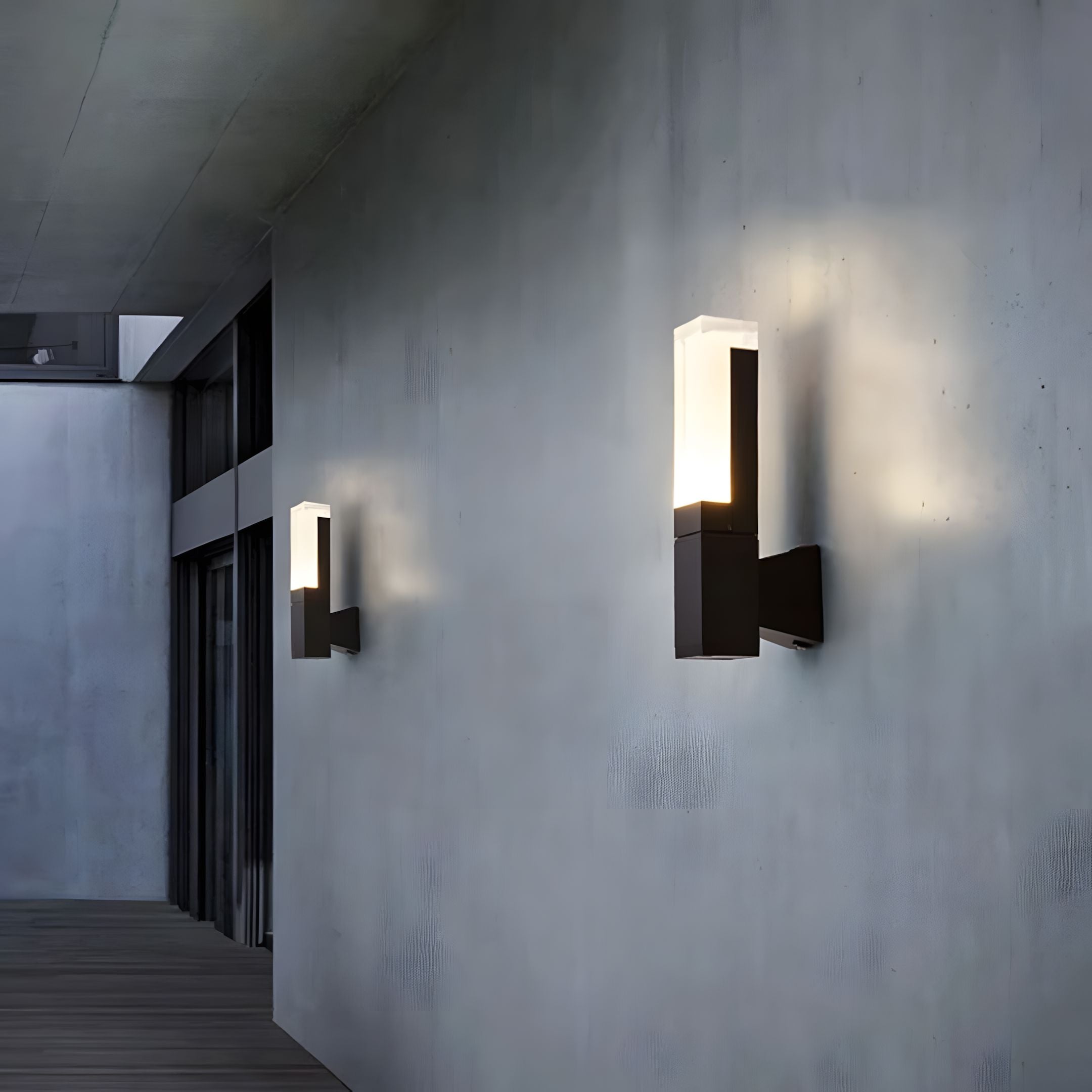 ELOURA-Sleek Aluminum Wall Fixture-ZENDUCE