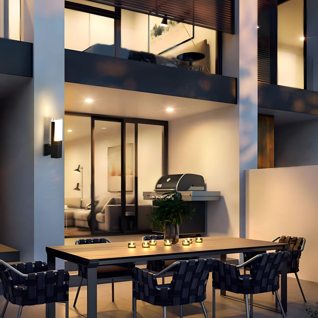 ELOURA-Sleek Aluminum Wall Fixture-ZENDUCE