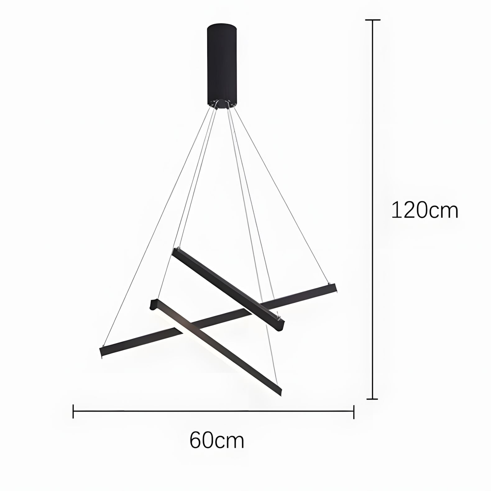 ELVA-Modern Duplex Stair Chandelier-ZENDUCE