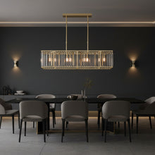 ELVARA-Modern Sculptural Glass LED Chandelier-ZENDUCE