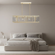ELVARA-Modern Sculptural Glass LED Chandelier-ZENDUCE