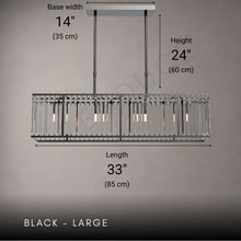 ELVARA-Modern Sculptural Glass LED Chandelier-ZENDUCE