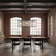 ELVARA-Modern Sculptural Glass LED Chandelier-ZENDUCE