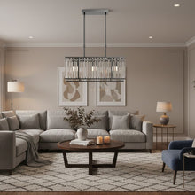 ELVARA-Modern Sculptural Glass LED Chandelier-ZENDUCE
