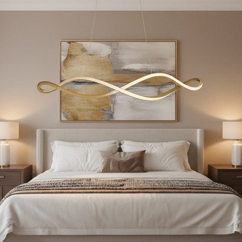 ELVION-Modern Dimmable LED Wave Pendant Light-ZENDUCE