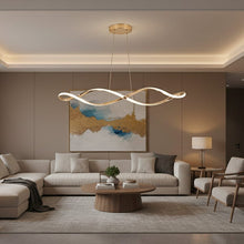 ELVION-Modern Dimmable LED Wave Pendant Light-ZENDUCE