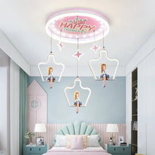 Elsa Girls Room Lighting - Kids Nursery Lighting - ZENDUCE - Blue - Style A / Warm White