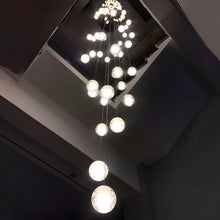 FELICITY (OPEN BOX)-Spiral Multi-Light Crystal Bubble Chandelier-ZENDUCE