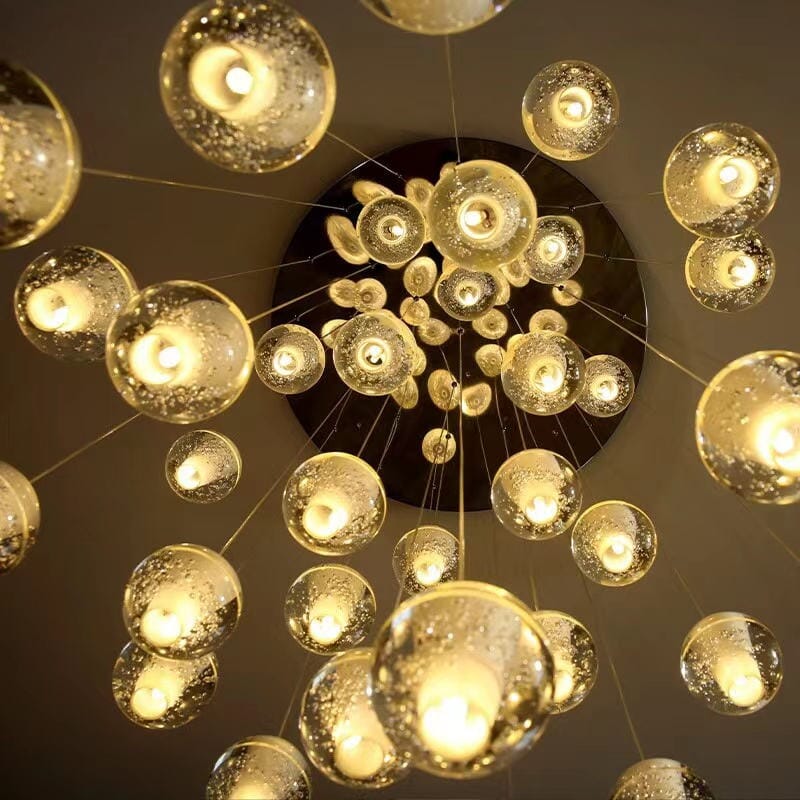 FELICITY - ZENDUCE - 5 Spheres | Round Canopy / Warm White 3000k / Clear