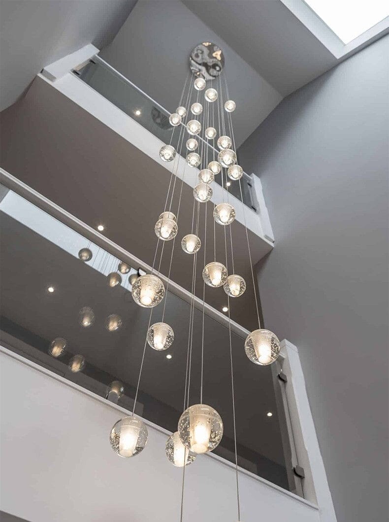 FELICITY - ZENDUCE - 5 Spheres | Round Canopy / Warm White 3000k / Clear