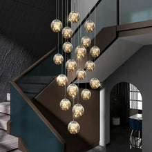 FELICITY - ZENDUCE - 5 Spheres | Round Canopy / Warm White 3000k / Clear