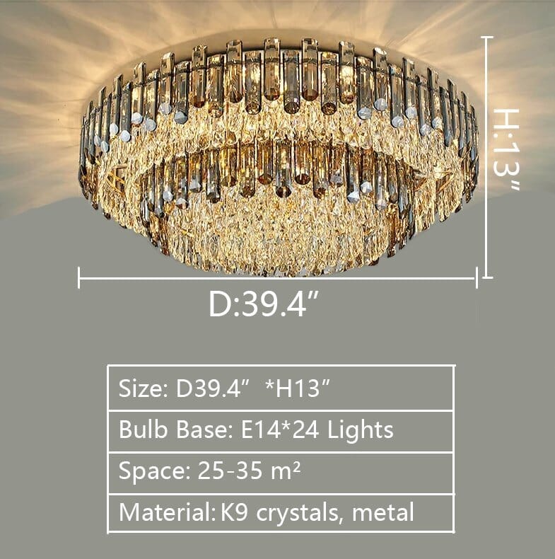 FEST - ZENDUCE - 2 Layers D39.4"*H13"/ 24 Lights