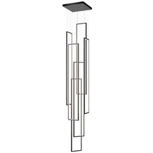 FRAMES - ZENDUCE - 6 Heads Rectangular Canopy [24"L × 24"W × 39" - 118"H] / Black / Warm White (3000K)