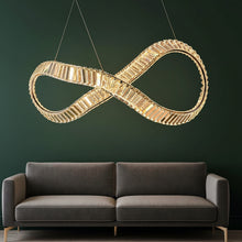 GAIVELLE-Crystal Curved Concept Chandelier-ZENDUCE