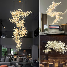 GINGKO GRAND - ZENDUCE - 59"H / Gold / Warm White (3000K)