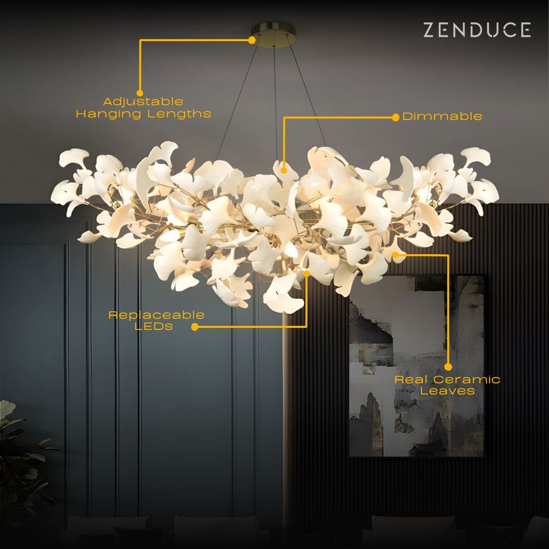GINGKO - ZENDUCE - 23.6in/ 60cm / Round / Warm White (3000K)