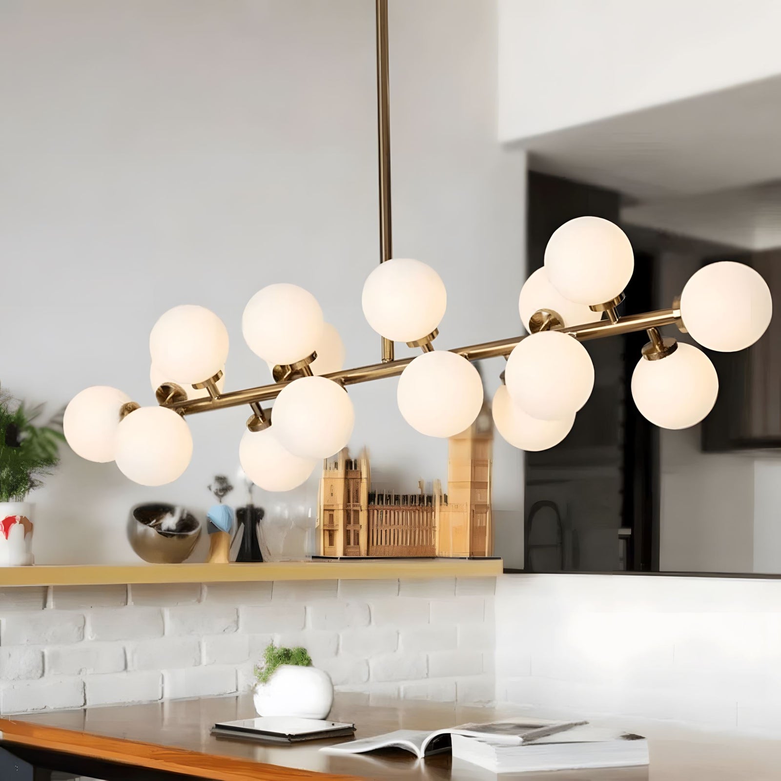GLASS GLOBES - ZENDUCE - Gold / Warm Light