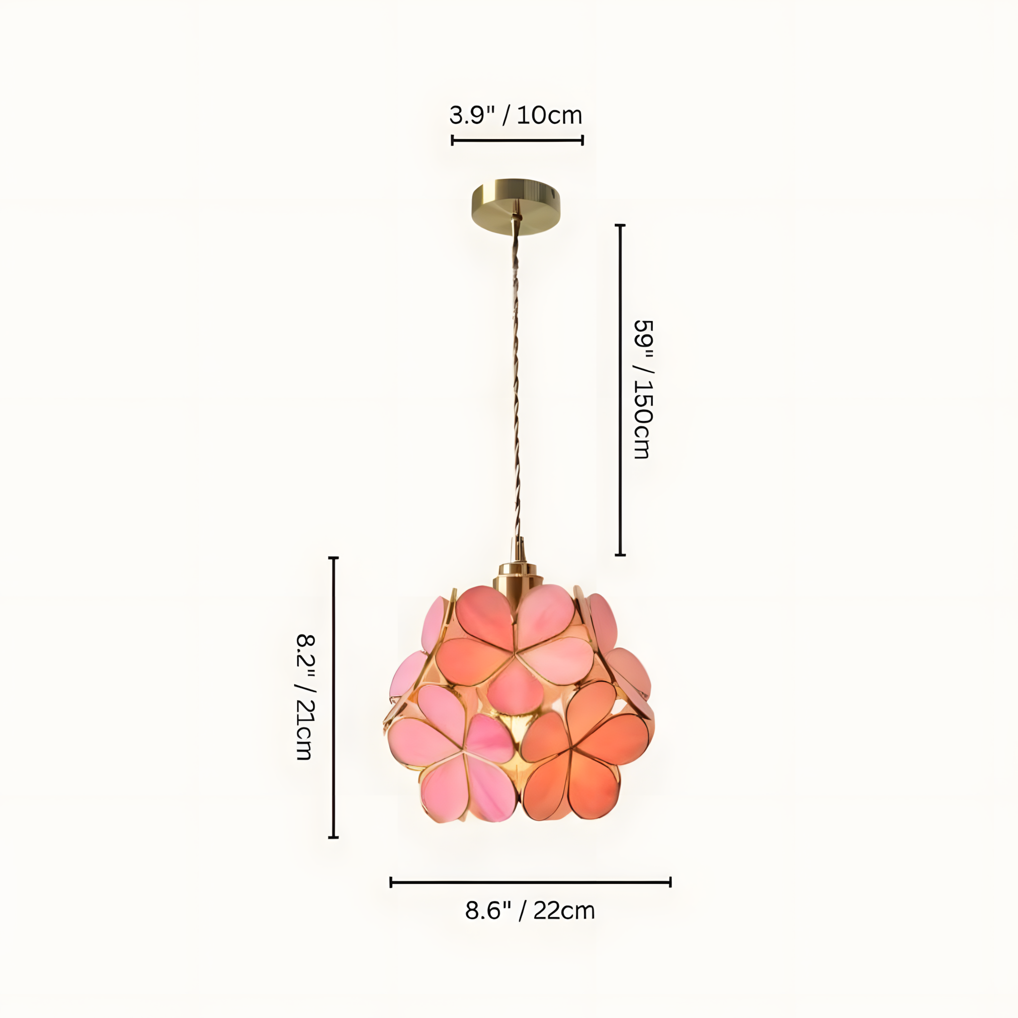 GLASSIA-Flower Pendant Light-ZENDUCE