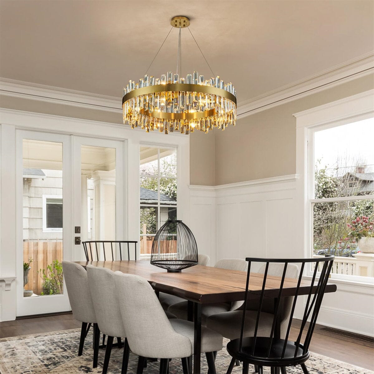 GOLDEN ICE-Modern Luxury K9 Crystal Chandelier -ZENDUCE