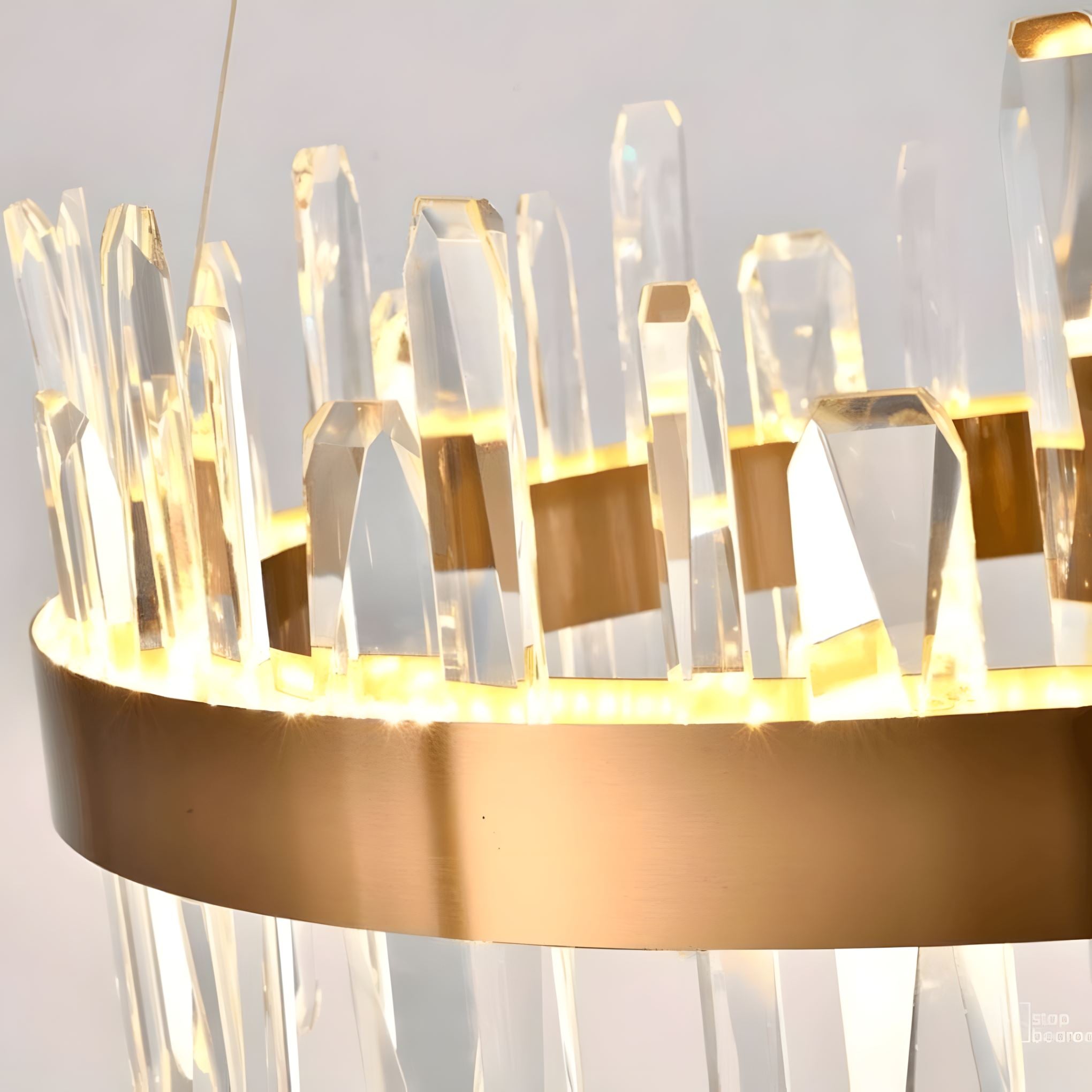 GOLDEN ICE - ZENDUCE - 23.6" D x 11.8" H / Warm White